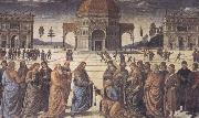 Pietro Perugino,Consigning the Keys Sandro Botticelli